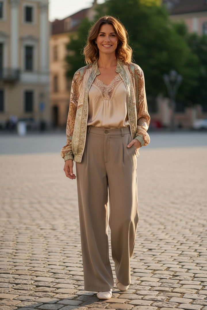 Abruzzo Paisley Silk Bomber