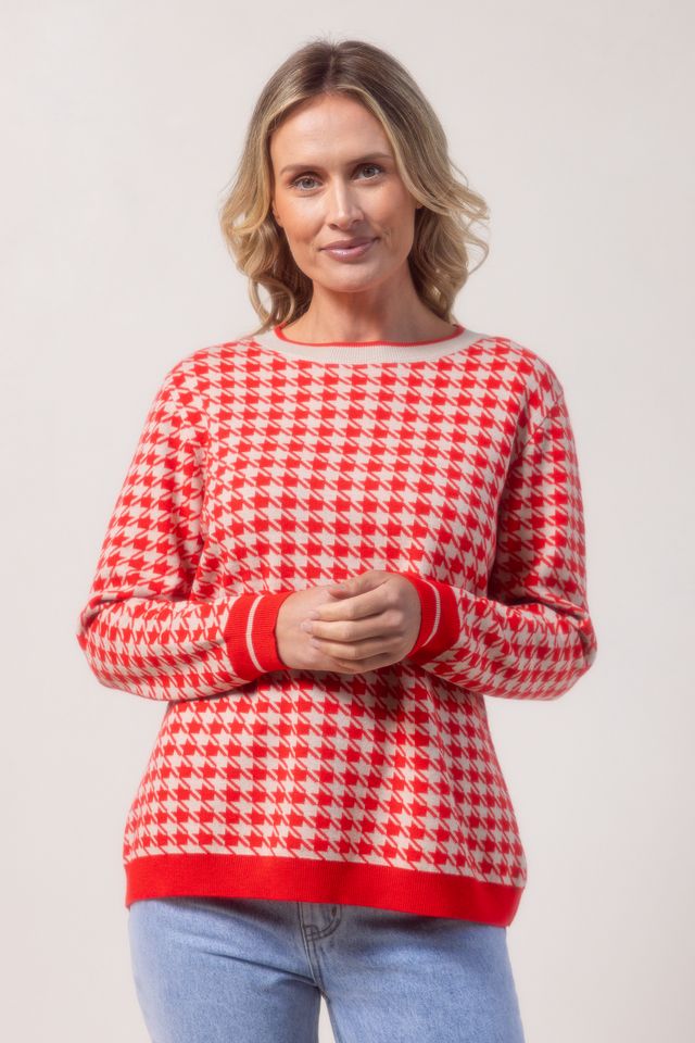 Houndstooth Sweater