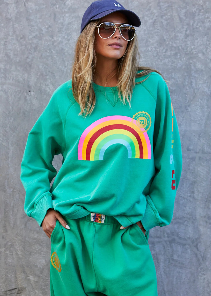 Vintage Wash Rainbow Sweat