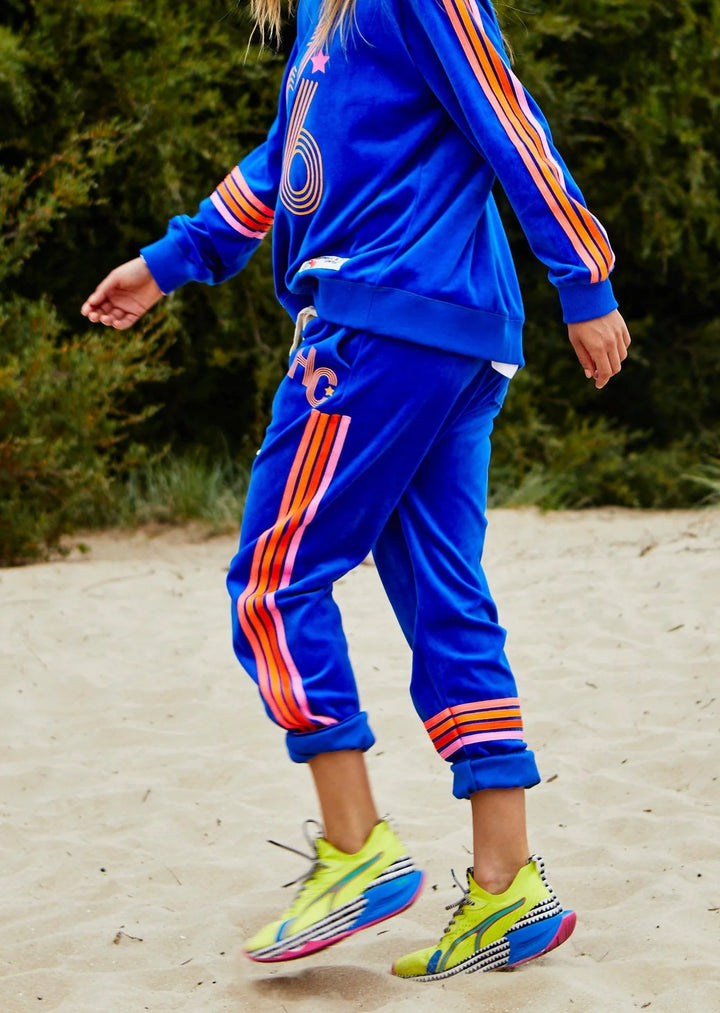 RETRO 76 ROYAL VELOUR TRACK PANT