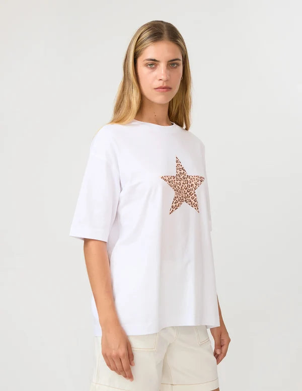 Porter Tee- Leopard Star