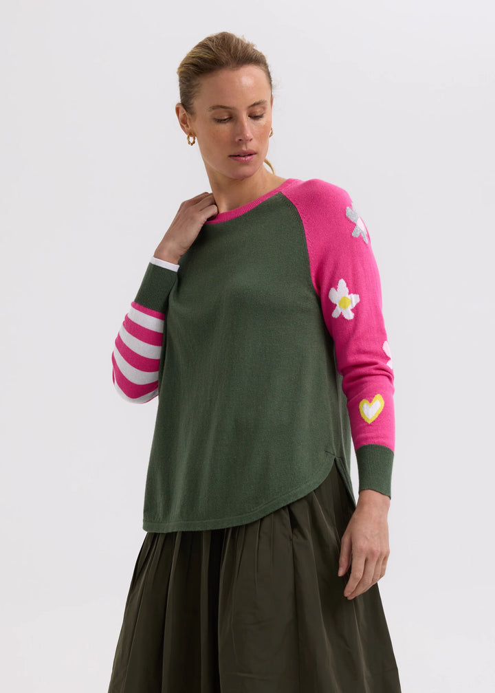 My Happy Jumper- Khaki