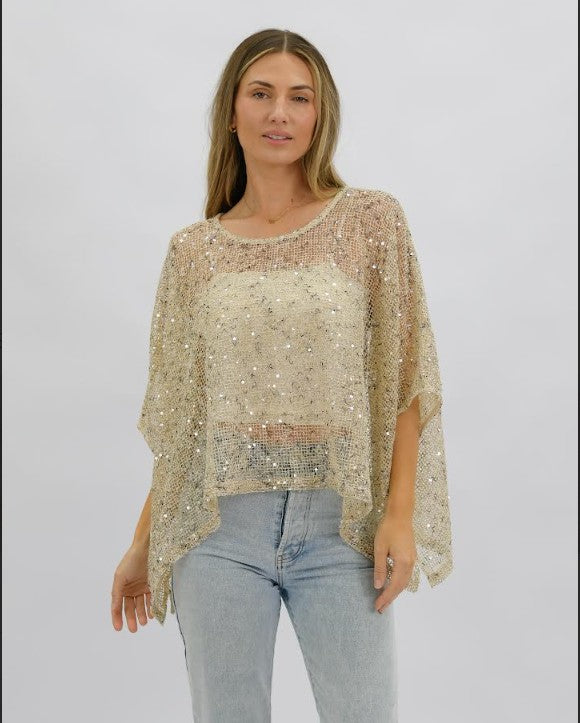 Golden Hour Sequin Top
