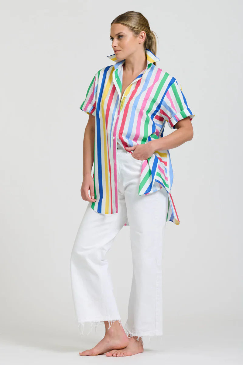 Ashley Shirt - Fiesta Stripe