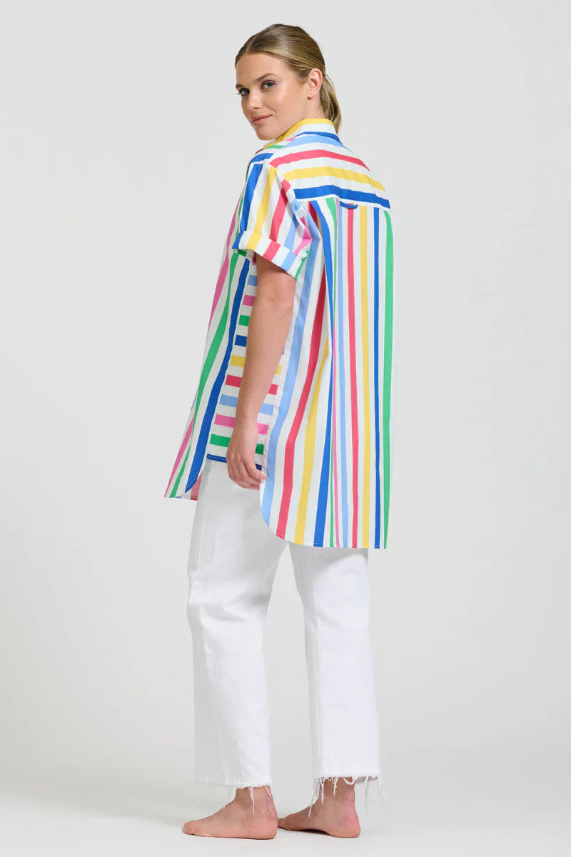 Ashley Shirt - Fiesta Stripe