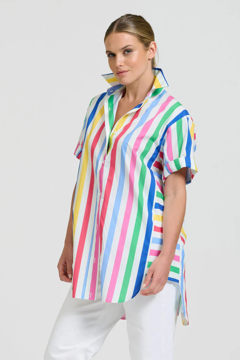 Ashley Shirt - Fiesta Stripe