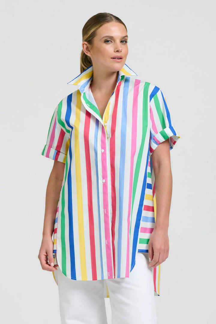 Ashley Shirt - Fiesta Stripe
