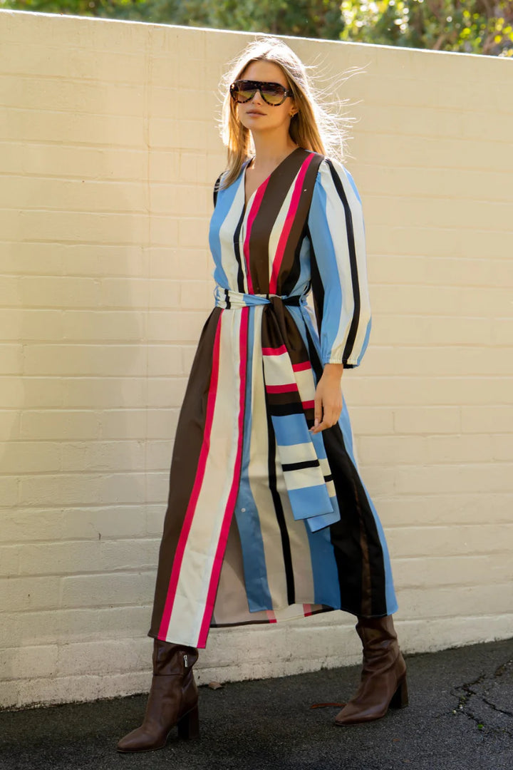 The Verity Dress - All Sort Stripe