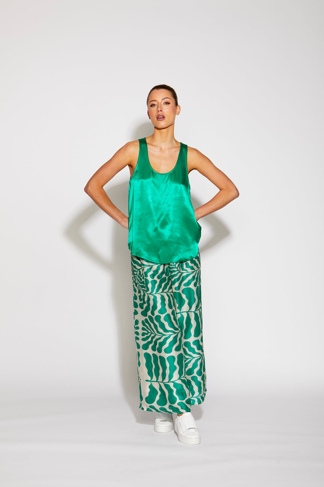 Silky Pant- Fern