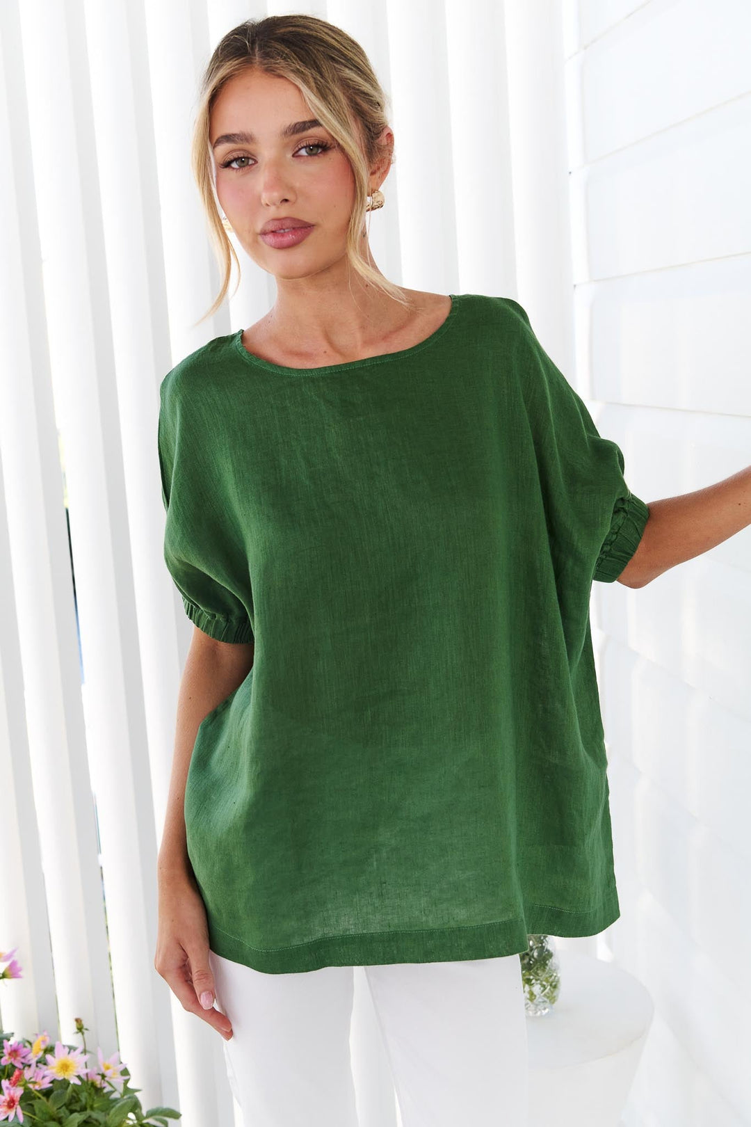 Sunday Linen Top