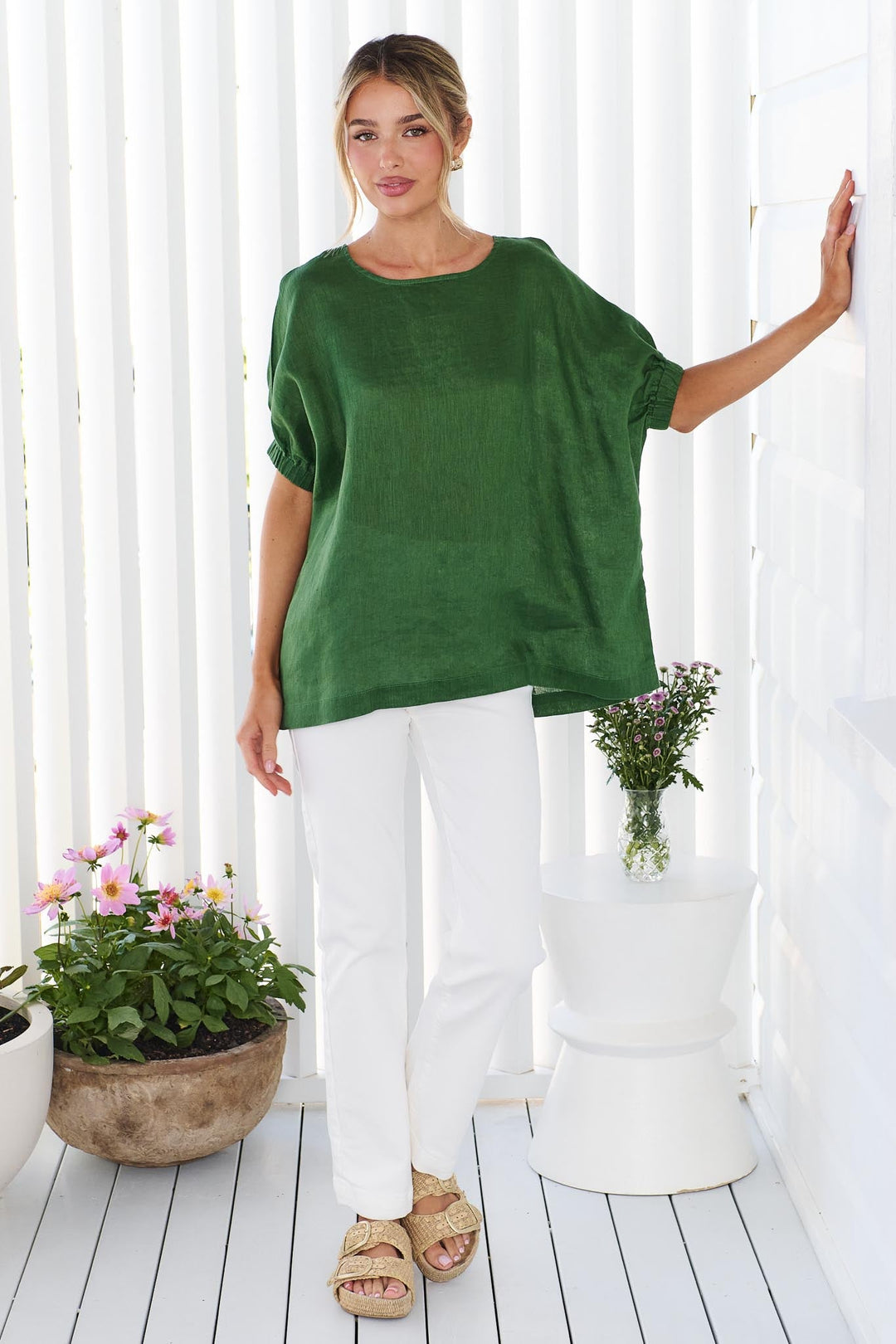 Sunday Linen Top