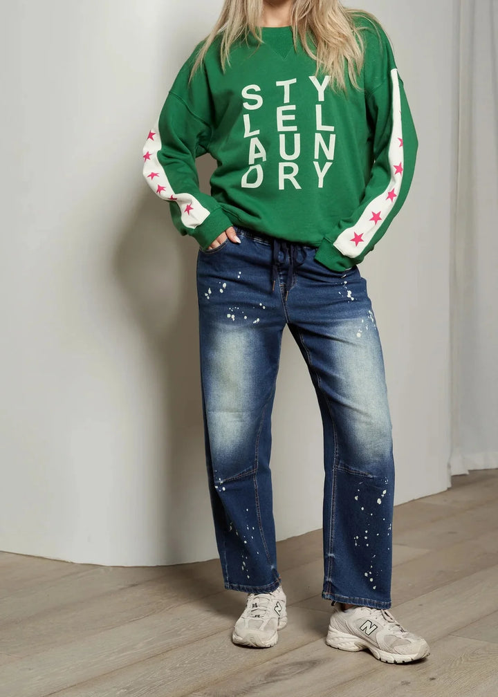 Stars and Logo Sweat