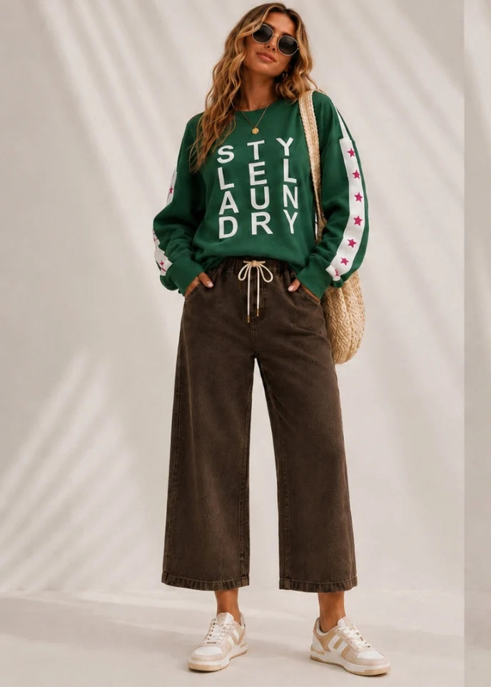 Stars and Logo Sweat