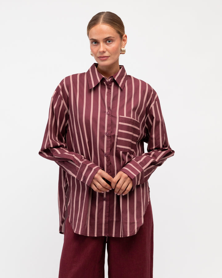 COPENHAGEN SHIRT MERLOT