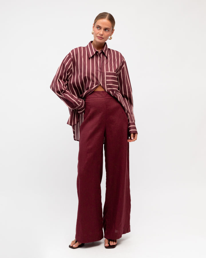 COPENHAGEN SHIRT MERLOT