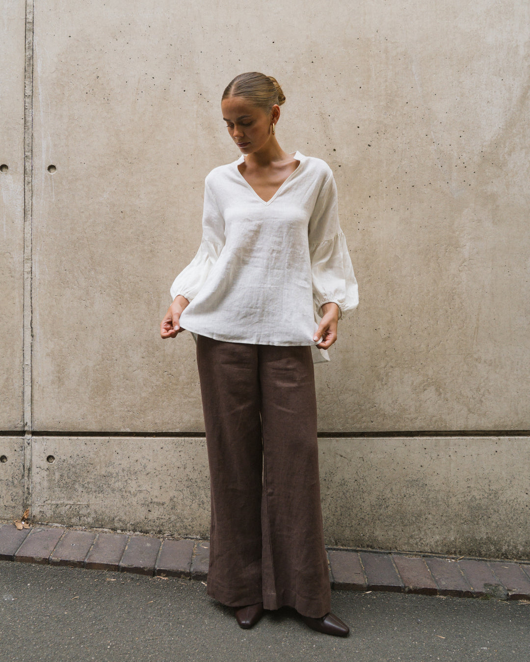 Bessie Linen Blouse