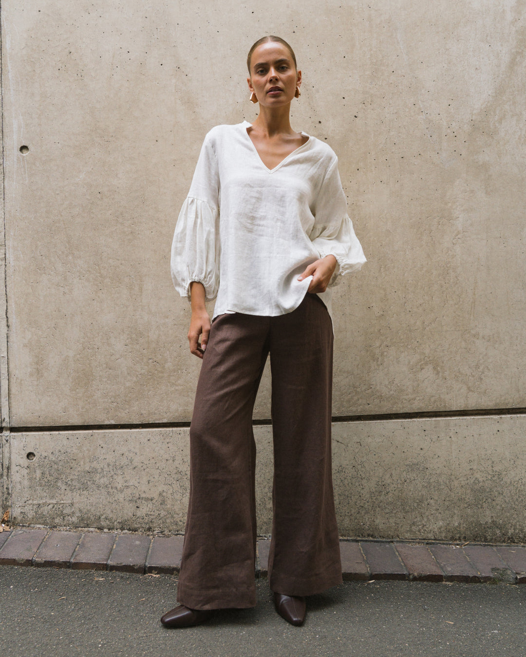 Bessie Linen Blouse