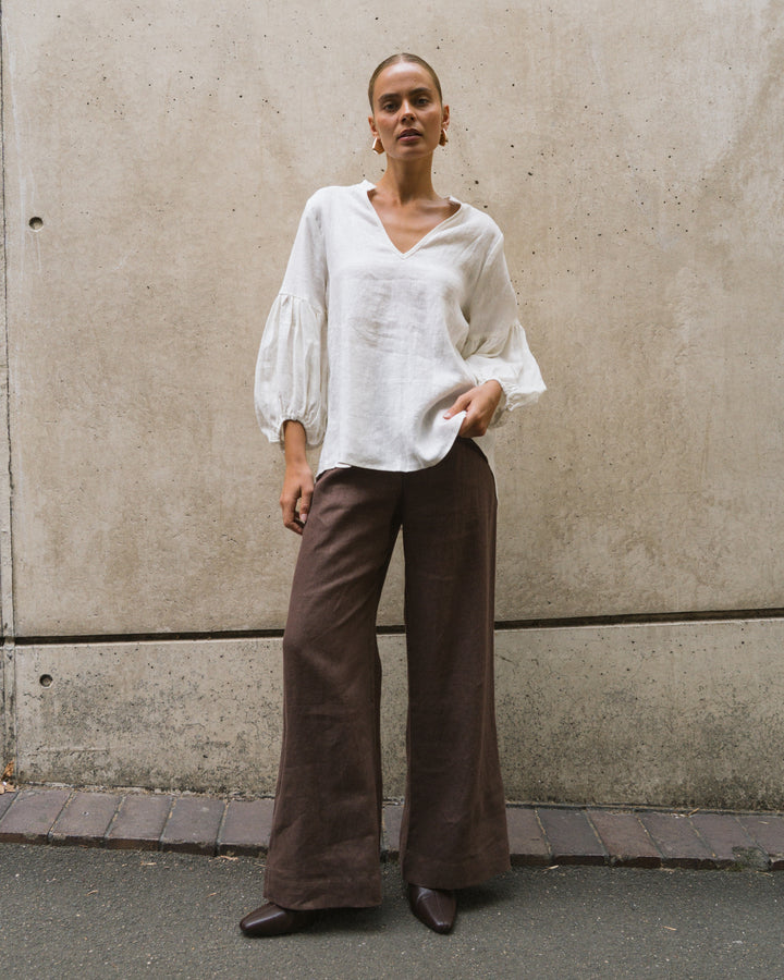 Bessie Linen Blouse