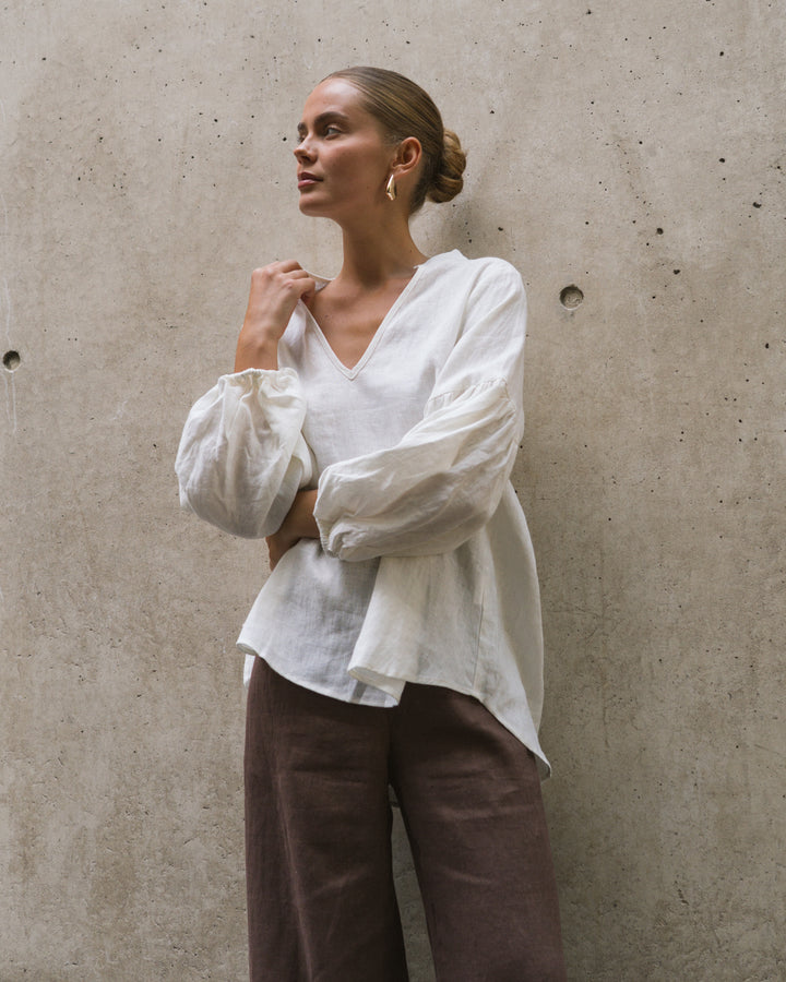 Bessie Linen Blouse