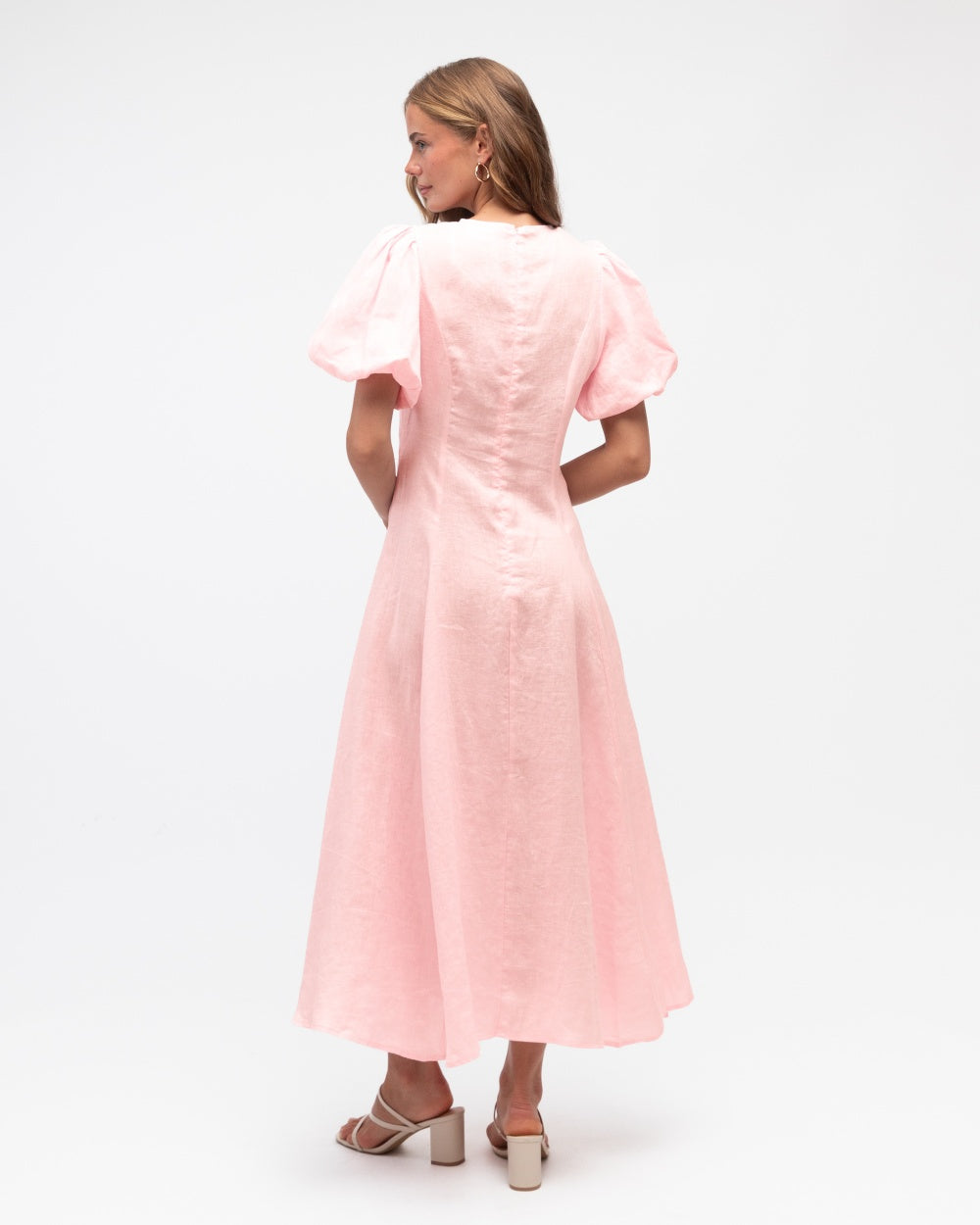 Knot Front Dress- Pale Pink