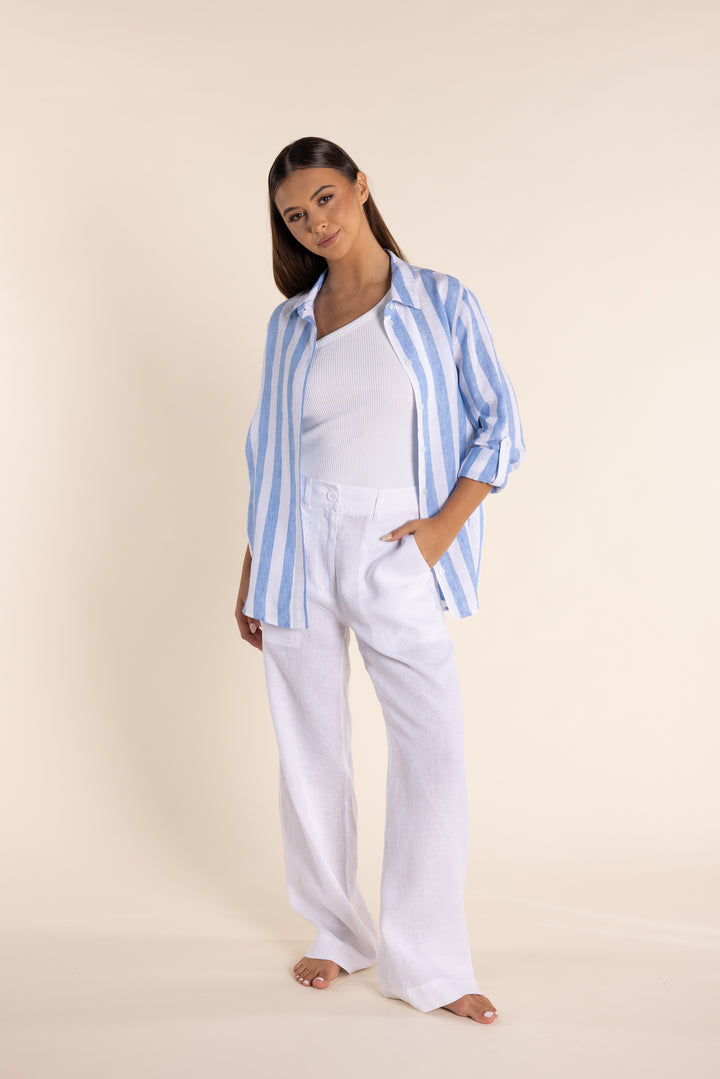 Linen Stripe Shirt TT