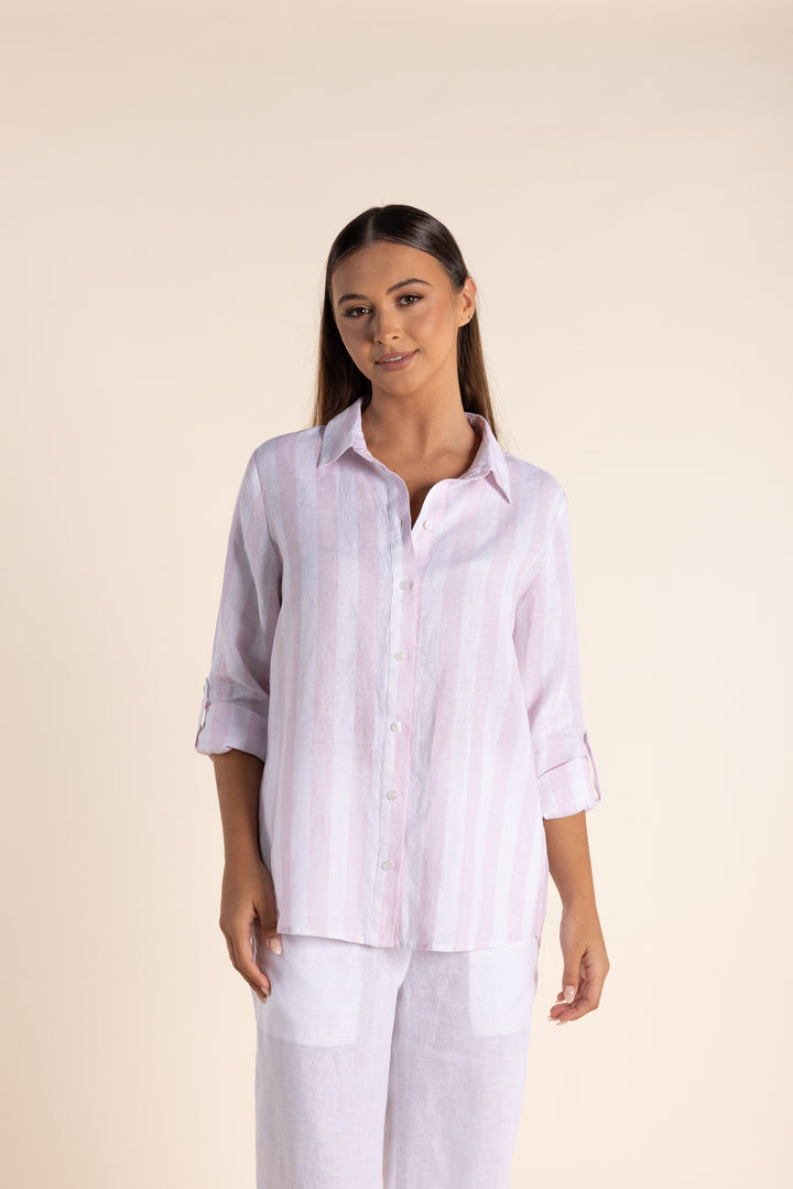 Linen Stripe Shirt TT