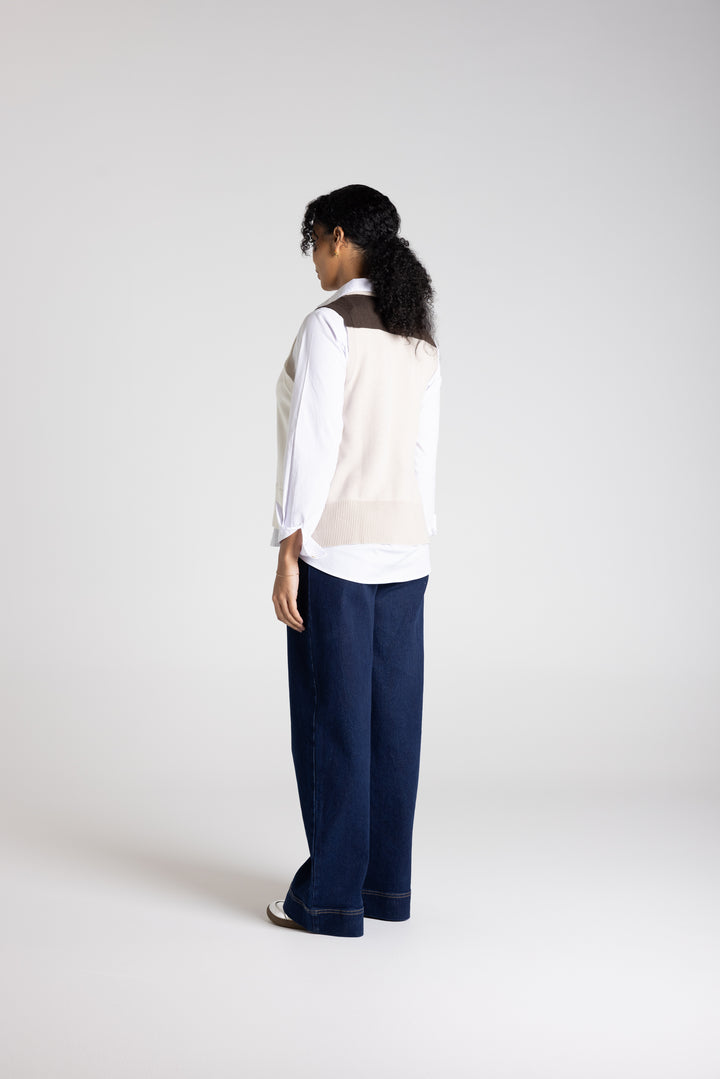 Colour Block Vest