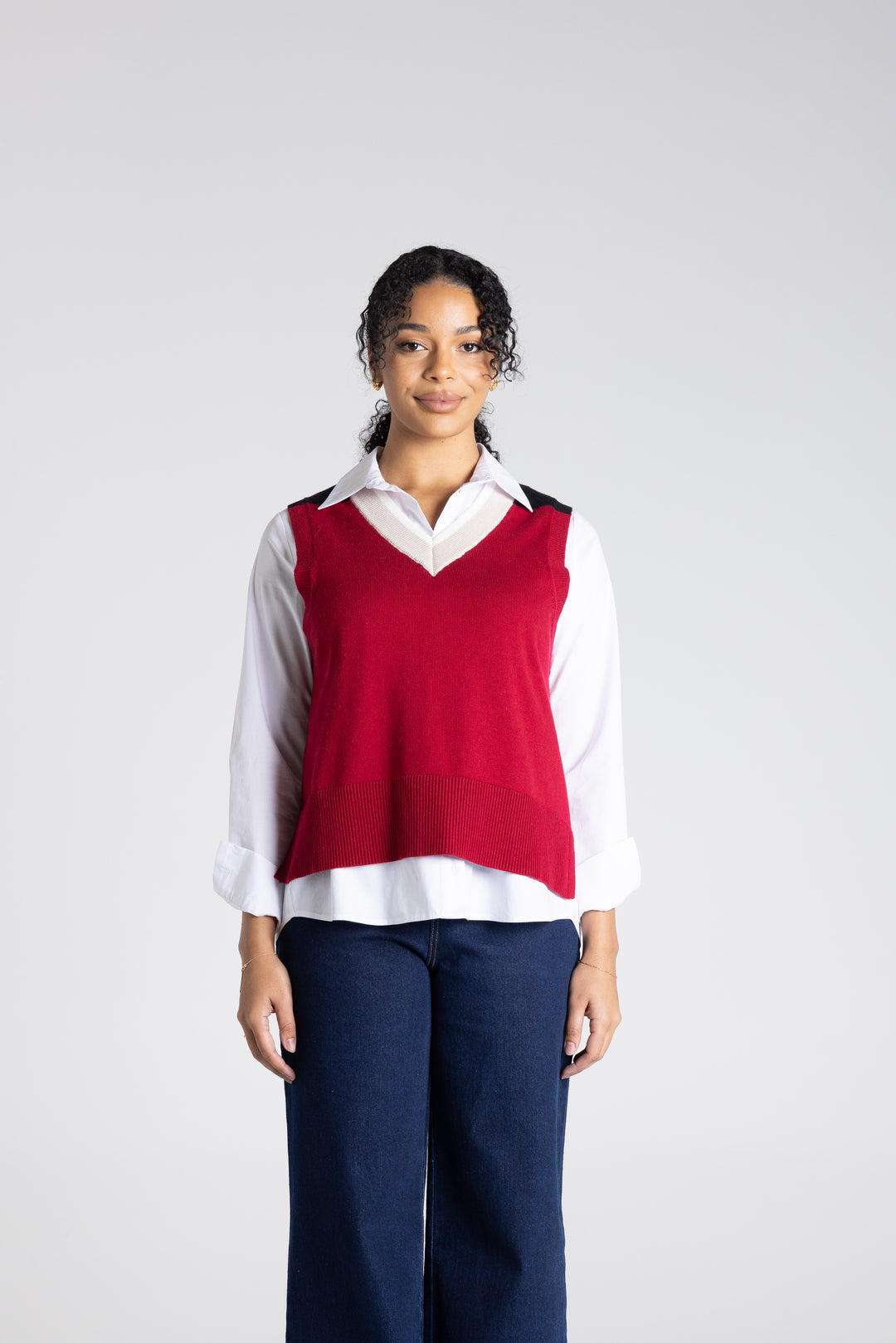 Colour Block Vest