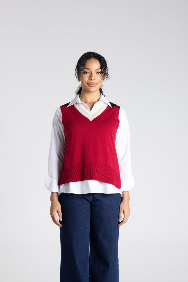 Colour Block Vest