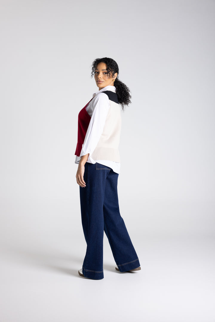 Colour Block Vest