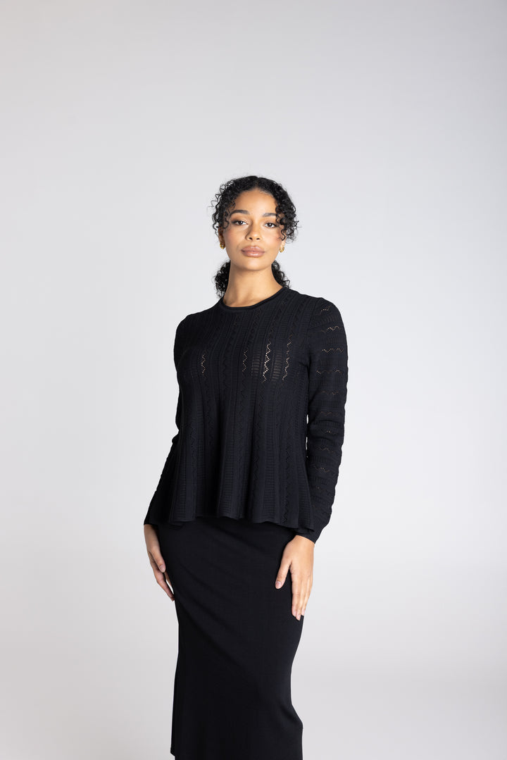 Milano Peplum Top