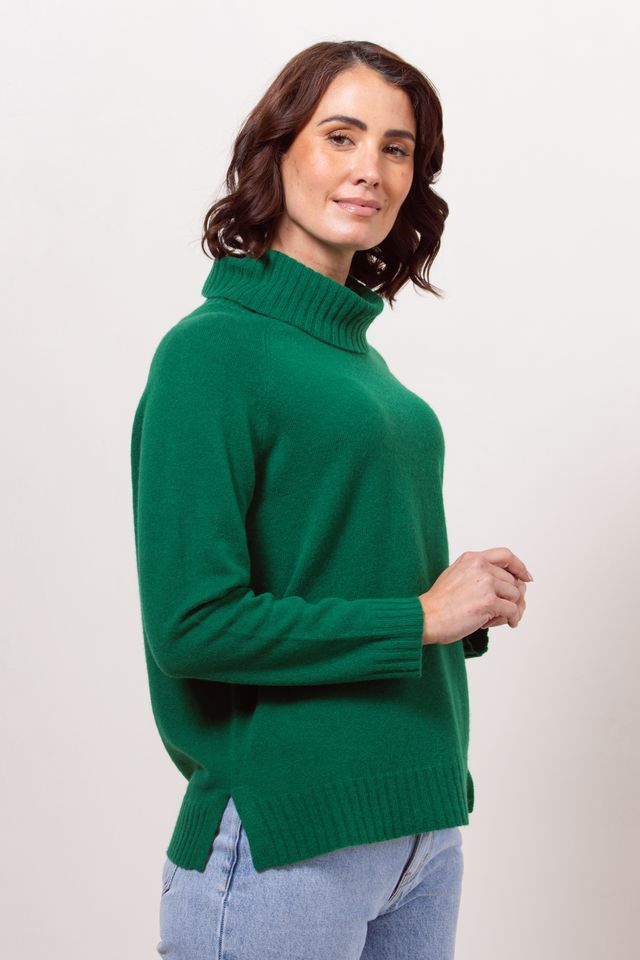 100% Merino Roll Neck sweater