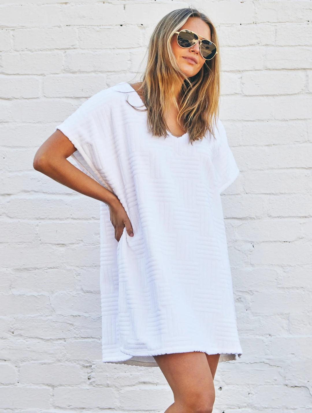 SALT & SUNSHINE TOWELLING COVER-UP