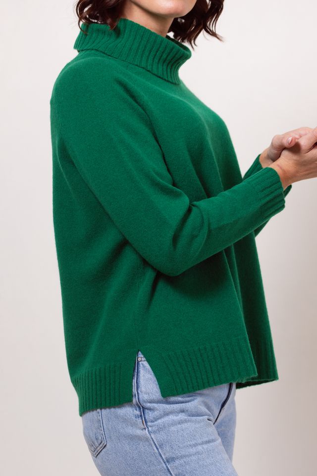 100% Merino Roll Neck sweater