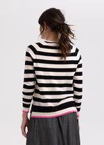 Essential Stripe V Jumper
