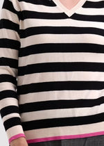 Essential Stripe V Jumper