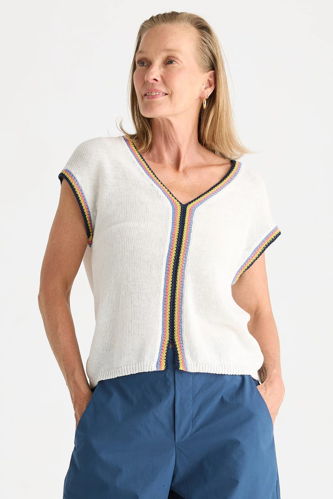 Crochet Trim Tank