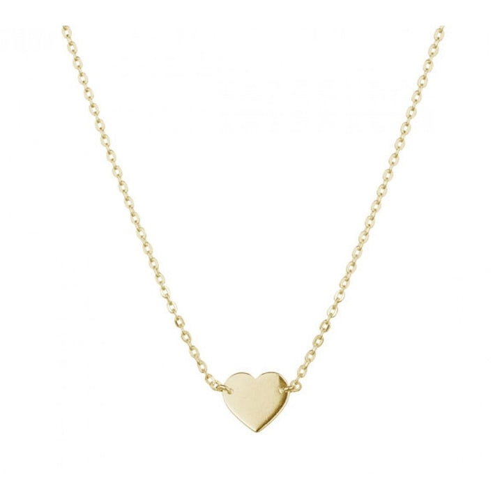 Mini Heart SS Short Necklace