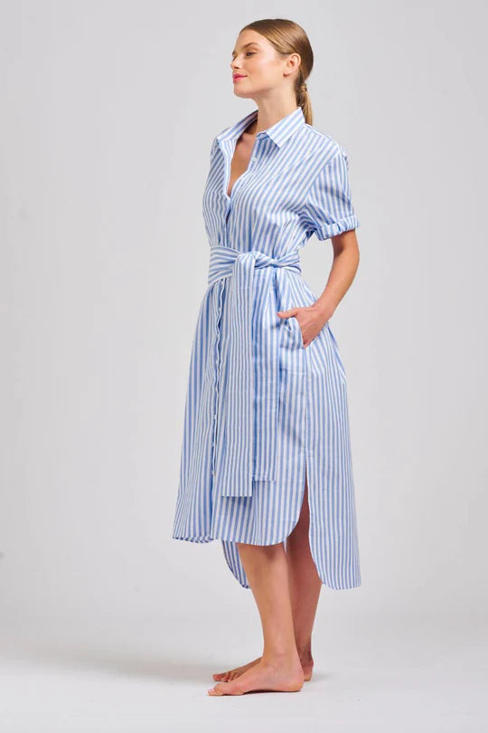 Annie Shirtdress- Stripe