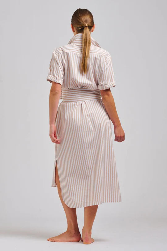 Annie Shirtdress- Stripe