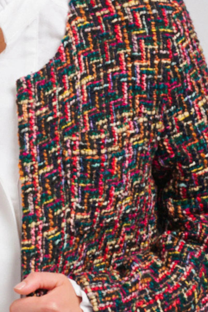 Audrey Boucle Jacket- Multi