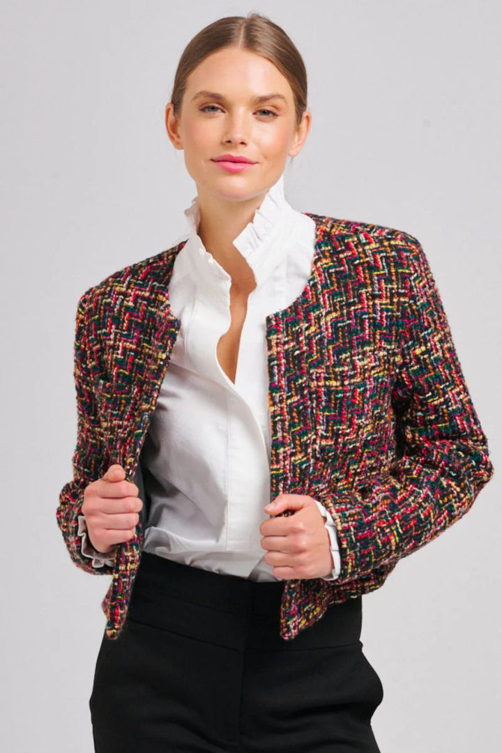 Audrey Boucle Jacket- Multi