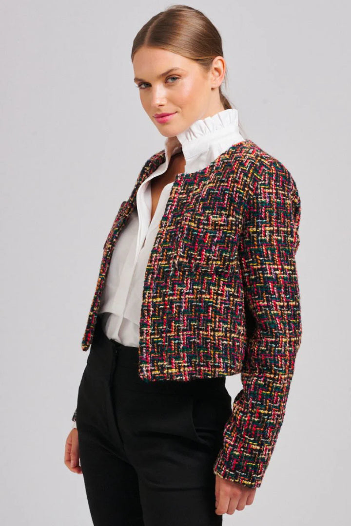 Audrey Boucle Jacket- Multi