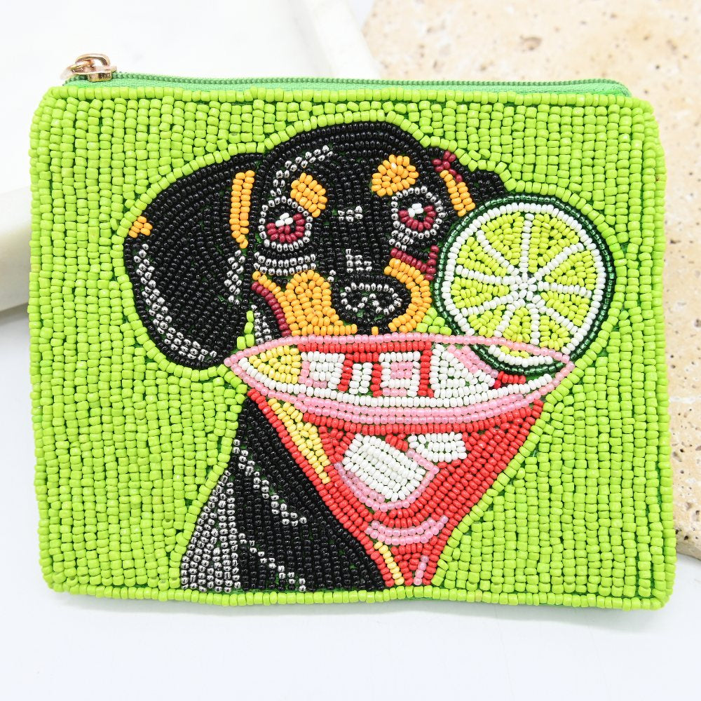 Cosmo Dash Beaded Pouch