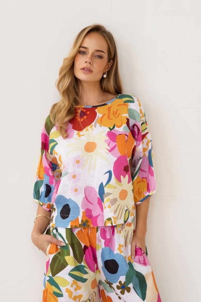 Balloon Sleeve Top