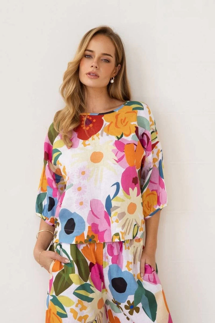 Balloon Sleeve Top