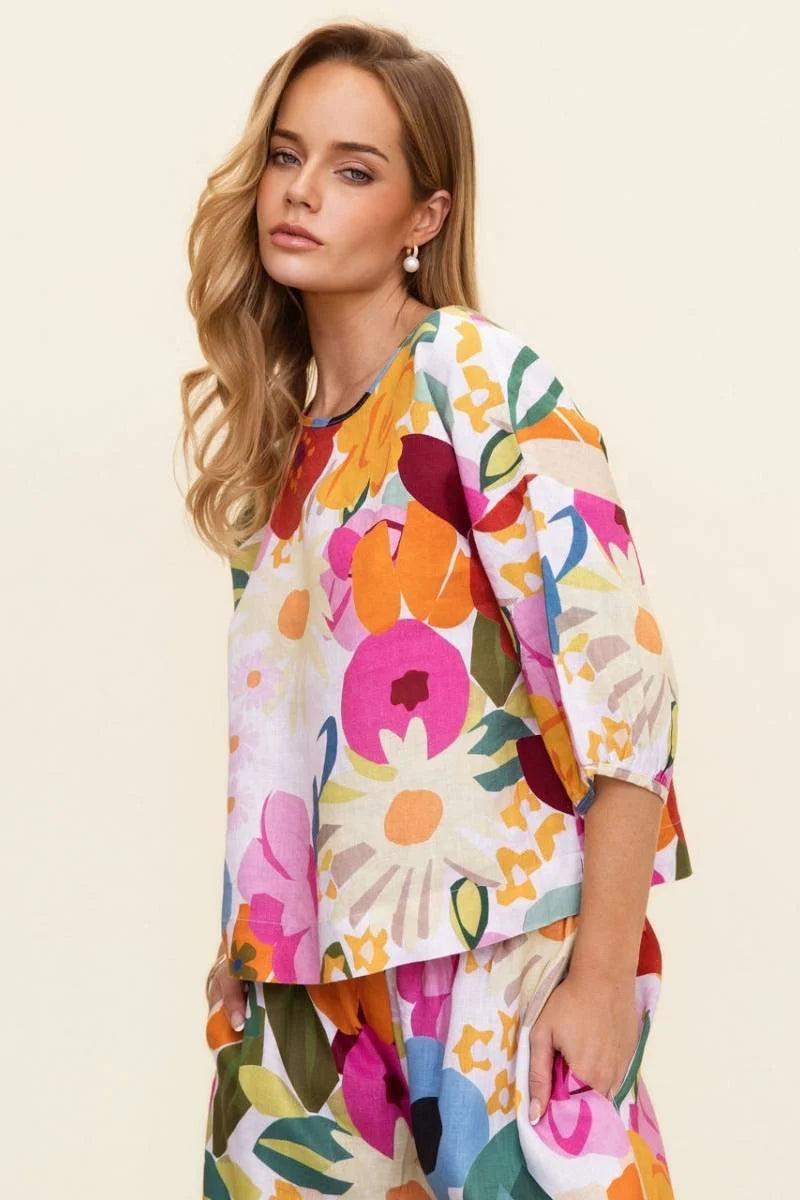 Balloon Sleeve Top