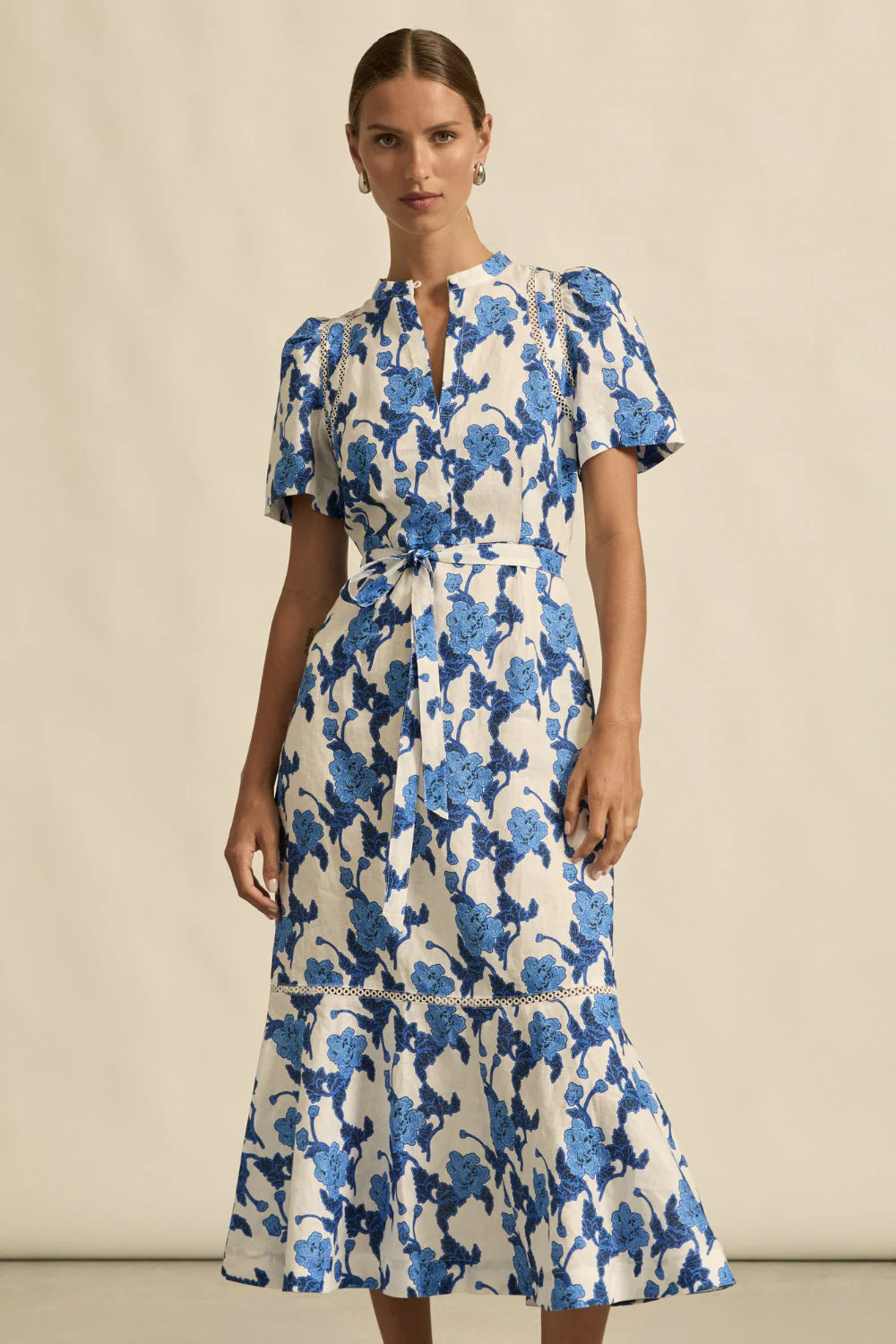 Cable dress- Azure Boquet