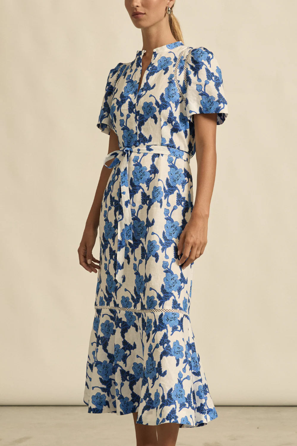 Cable dress- Azure Boquet
