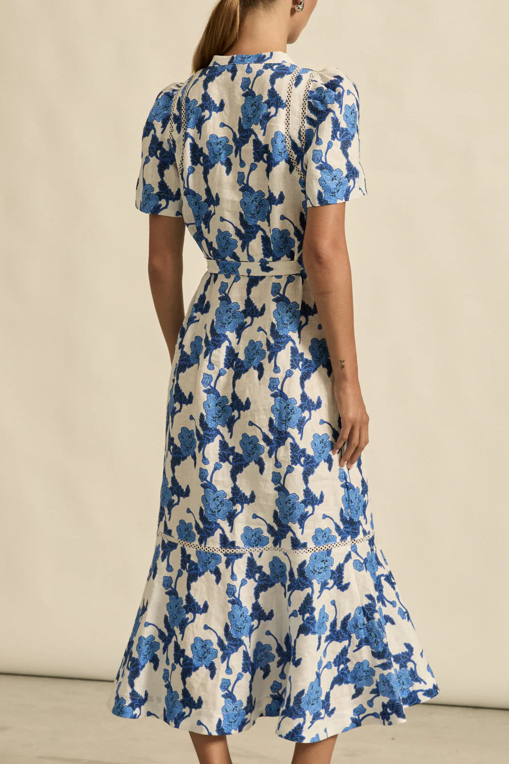 Cable dress- Azure Boquet